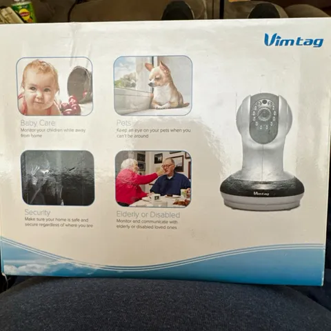 Vimtag HD 720P Pan/Tilt Wi‑Fi Indoor IP Camera 2‑Way Audio MicroSD Slot