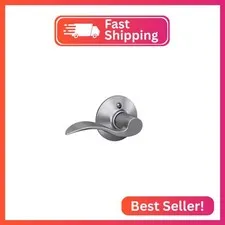 Schlage Accent Non-Turning Dummy Door Handle, Right Handed, Satin Chrome