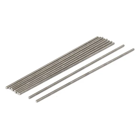 M3 x 160mm 0.5mm Fully Threaded 304 Stainless Steel Rods 10pcs