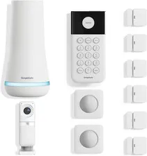 11-Piece Wireless Home Security System with HD Camera & 24/7 Monitoring Option