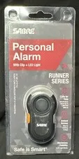 Sabre Personal Alarm With Clip And LED Safety Light Runner Series Calls For Help