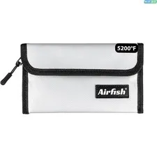 Secure Your Valuables with Our Fireproof & Waterproof Cash Bag - 5 x 8 Inches