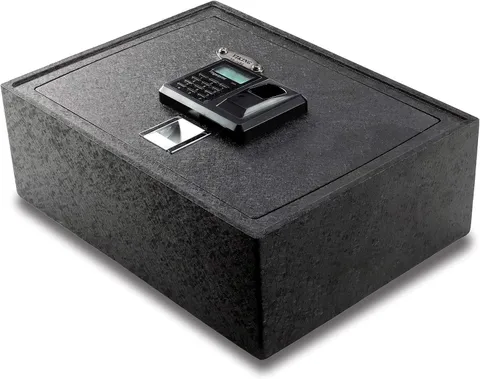 Viking Security Safe VS-14BL Top-Opening Biometric Drawer Safe | Heavy-Duty Fing