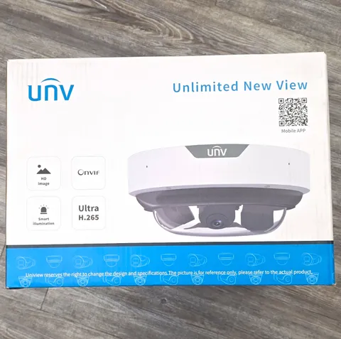 UNV IPC8688SR-ADF28KMC-I1 8MP IP/Network Dome Camera, IR, ONVIF, White