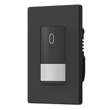 ELEGRP Matte Black Single Pole Occupancy Motion Sensor Light Switch, Need Neu...
