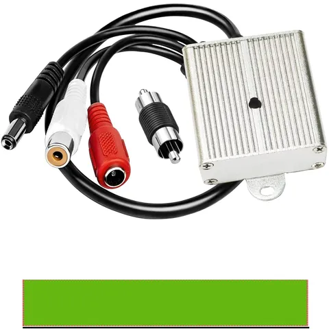CCTV Microphone Audio Outdoor Security Gift RCA Tiny Surveillance Mic DVR Hig...