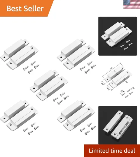 MC-31 Wired Surface-Mounted NC Magnetic Door Window Contact Sensor Alarm Reed...