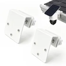 2 Pack White Stainless Steel Gutter Mount for Eufy SoloCam S340 E30 E42 S330,...