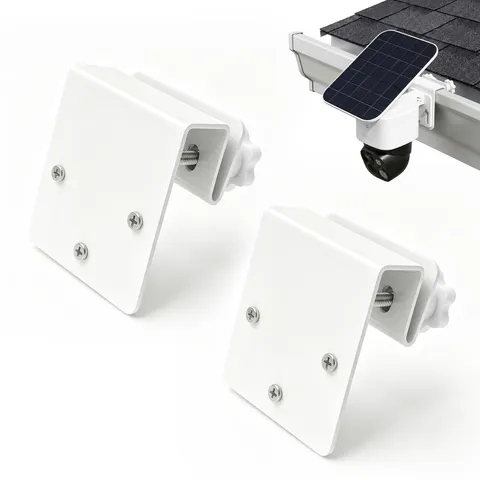 2 Pack White Stainless Steel Gutter Mount for Eufy SoloCam S340 E30 E42 S330,...