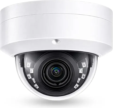 4K 8MP Poe IP Vandal Dome Poe IP Camera Outdoor, 2.8Mm Wide Angle 105° Fov, 98Ft