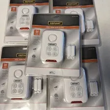 Defiant Pool Door Gate Alarm Easy Install Bypass Option Water Safety Pack Of 5