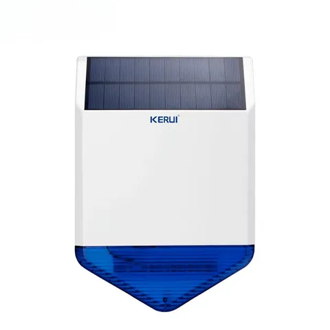 Outdoor Solar Siren Panel for Alarm System Security with Flashing Response Sound