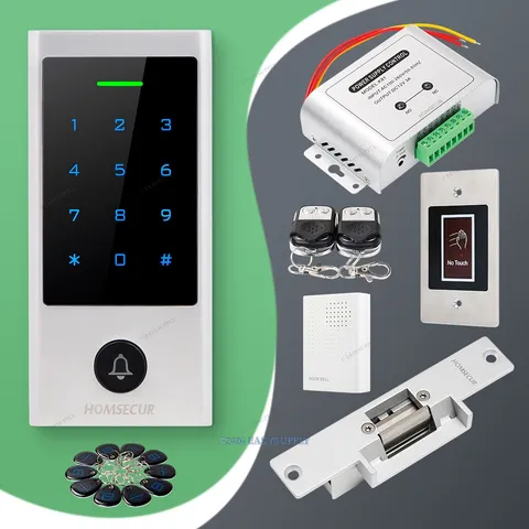 HOMSECUR Weatherproof WIFI RFID Access Control Set Lock APP Unlock