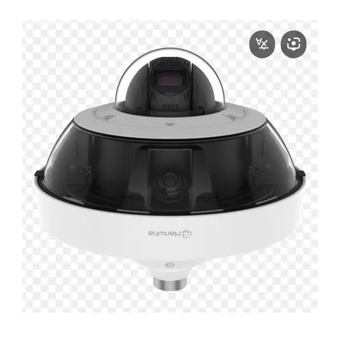 Hanwha PNM-9322VQP IP/Network Surveillance Camera Wired with Cables White/Black