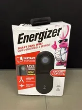 Energizer Smart 2K Doorbell, Wired Video Doorbell Security Camera, 2-Way Audio,
