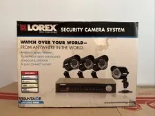 Lorex Lh110 Eco Series Security Camera System 4 Cameras,500GB Storage,420 TVL