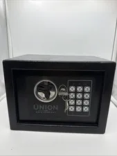 Union Safe Company Electronic Digital Safe Box Dual Entry Keypad w/ Keys .19 CF