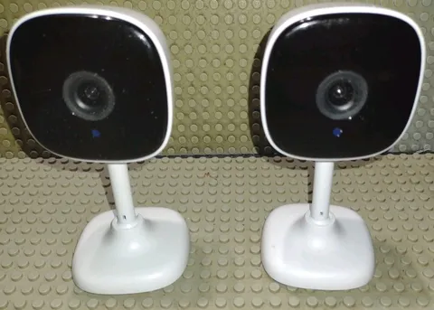 Set Of 2 Merkury Smart Indoor Security Camera 1080P with Voice Control MI-CW251 