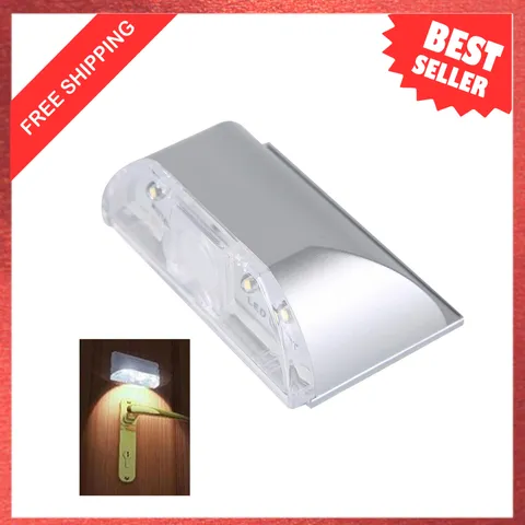 Motion Sensor Light for Door Keyhole, Infrared PIR Automatic LED Lamp, 4 LEDs
