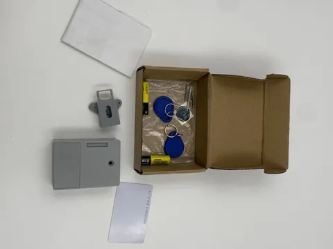 RFID Electronic Door Lock Access Control Kit w/ Key Fobs Cards Tested