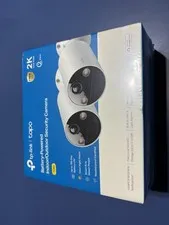 TP-Link TCB82 (2-pack) Tapo Wireless Indoor/Outdoor 2K Security Camera NeW
