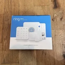 Ring Alarm 5-Piece Home Security Kit Open Box Complete Never Installed White