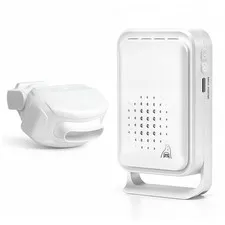 Driveway Alarm – 1200 ft Range Wireless Outdoor Motion Sensor, Dual-Tech PIR ...