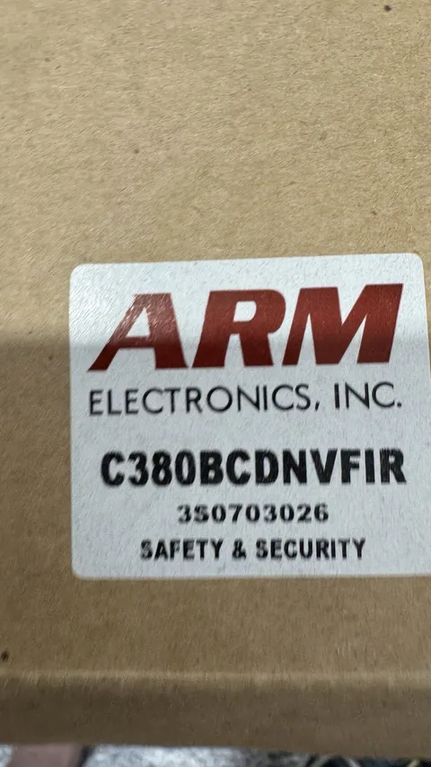 ARM Electronics C380BCDNVFIR Bullet CCTV IR Night Vision Weatherproof BNC 12V
