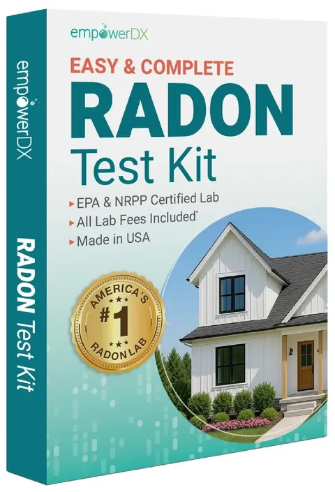 Empowerdx Radon Test Kit Epa Listed Nppr Certified Check Radon Gas Levels In