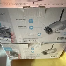 Amcrest IPM-722S 720p Wi‑Fi Bullet IP Camera Night Vision Weatherproof White
