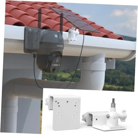 Gutter Mount for SEHMUA RBX-S40/S44/S45/SD22 Solar Outdoor Camera Bracket