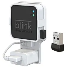 256GB USB Flash Drive with Outlet Wall Mount for Blink Sync Module 2, 1Pack