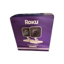 Roku 2024 Smart Home Wired Indoor Camera Home Security 2-Pack