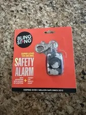 Blingsting Camo Safety Alarm with LED Light – New in Package