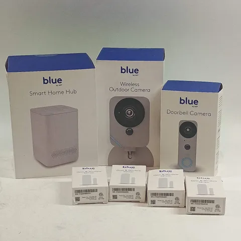 New Blue S40LR0-01 Smart Home Hub Gray Home Security Bundle S40LR0-01