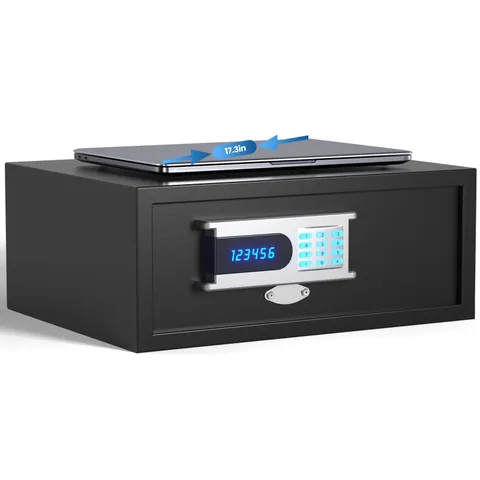 Grimtron 𝟐𝟖 𝐋𝐁 Commercial Hotel Safe Box (1.36 cu. ft.), Bulk-Ready Desig...