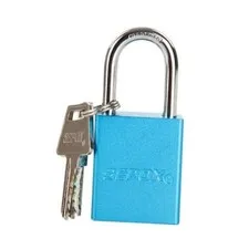 Ultra-Durable & Anti-Rust Outdoor Blue Aluminum Padlock - 38mm 1-1/2" Blue*1