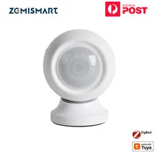 Zigbee Human Presence Sensor Battery PIR Motion Detector Ambient Light Tuya ZHA 