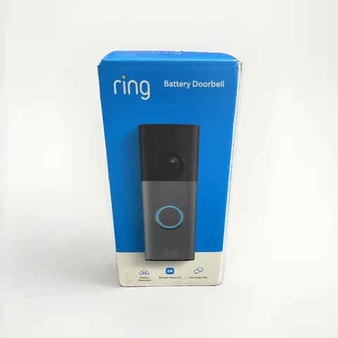 Ring Battery Doorbell (Newest Model) Retinal 2K Smart Video Camera - Brand New