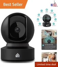 Kasa 1080p Indoor Pan/Tilt Camera - Night Vision & Alexa/Google Home Compatible