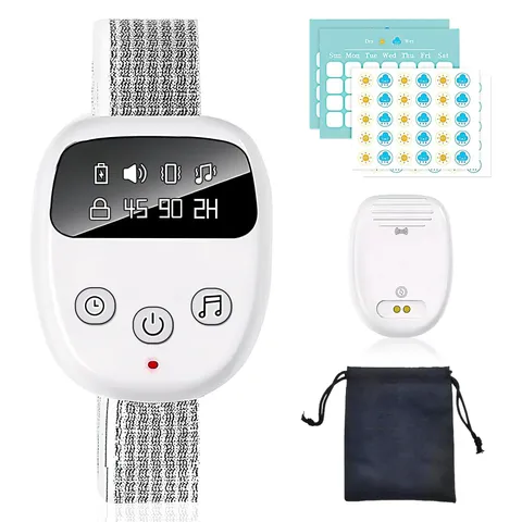 Wireless Bedwetting Alarm for Children and Adults, Rechargeable Bed Wetting A...
