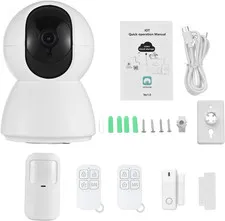 3MP Security Camera 2.4G Wifi Smart Indoor Monitoring Cam with Night Viewing 2-W