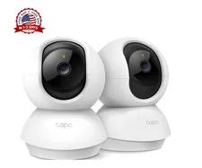 2K Pan/Tilt Security Camera for Baby Monitor, Dog Camera (2pack)
