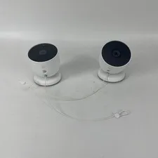 Lots Of 2 Google G3AL9 Nest Cam 1080p Indoor/Outdoor Security Camera