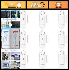 9 Pack Door & Window Alarms for Kids Safety, Wireless Home Security Alarm & Chim