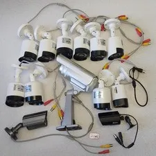 LOREX, QSEE, ZMADA, AMERICAN DYNAMICS Security Camera - Lot of 13 (2364)