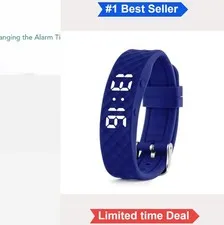 Vibrating Reminder Watch 10 Silent Alarms Rechargeable Medication Pill Alarm