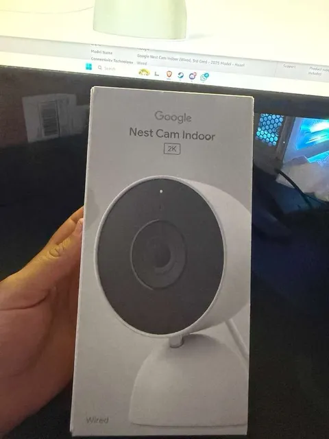 Google Nest Cam Indoor (Wired, 3rd Gen) 2025 Model - Snow