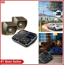 Wireless Driveway Alarm 1800 Feet Long Range Motion Sensor Alert System
