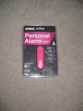 NEW Pink Sabre "Personal Alarm" Portable Safety & Security Key Chain/Ring 120db